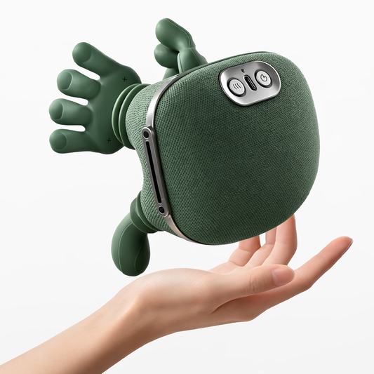 Masseur Cervical Chauffant 4D – Relaxation Cou & Épaules Sans Fil