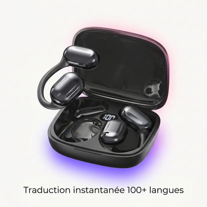 Écouteurs Traducteurs Instantanés Sans Fil – Parlez & Comprenez Sans Barrière 🌍