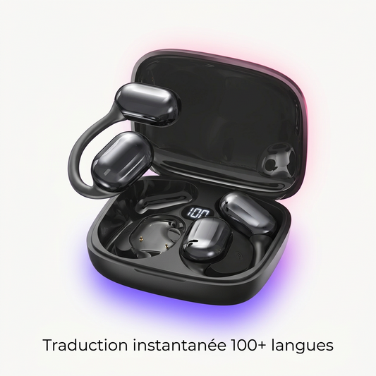 Écouteurs Traducteurs Instantanés Sans Fil – Parlez & Comprenez Sans Barrière 🌍