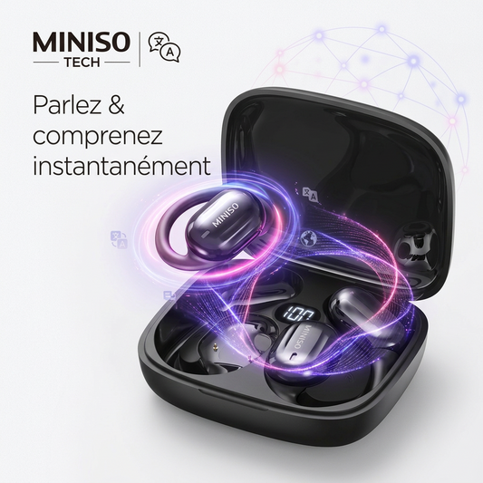 Écouteurs Traducteurs Instantanés Sans Fil – Parlez & Comprenez Sans Barrière 🌍