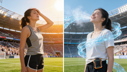 GreenKyo ProCool — Portable Neck Fan 6000mAh | Hands-Free Wearable Fan for Outdoor & Sports