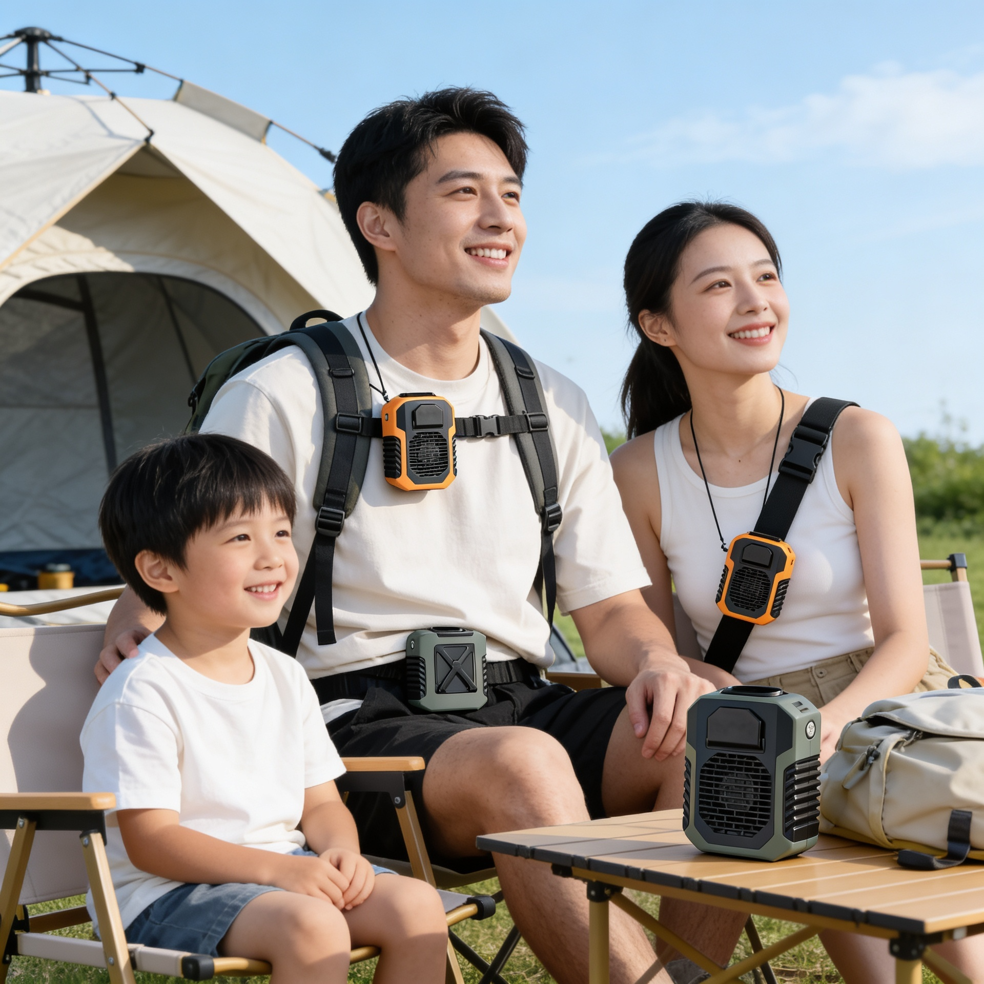 GreenKyo ProCool Duo Bundle — outdoor sport use hands-free wearable fans