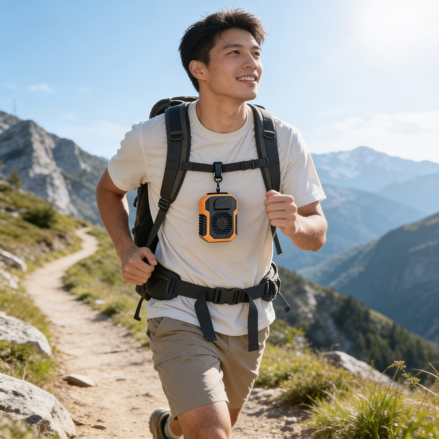 GreenKyo ProCool — Portable Neck Fan 6000mAh | Hands-Free Wearable Fan for Outdoor & Sports